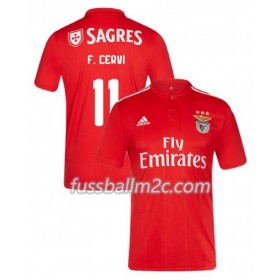 Fußballtrikots Benfica Franco Cervi 11 Heim Trikotsatz 2018-2019